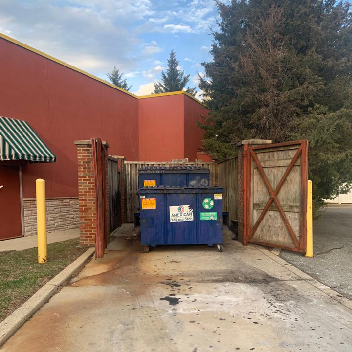 Dumpster Pad Cleaning